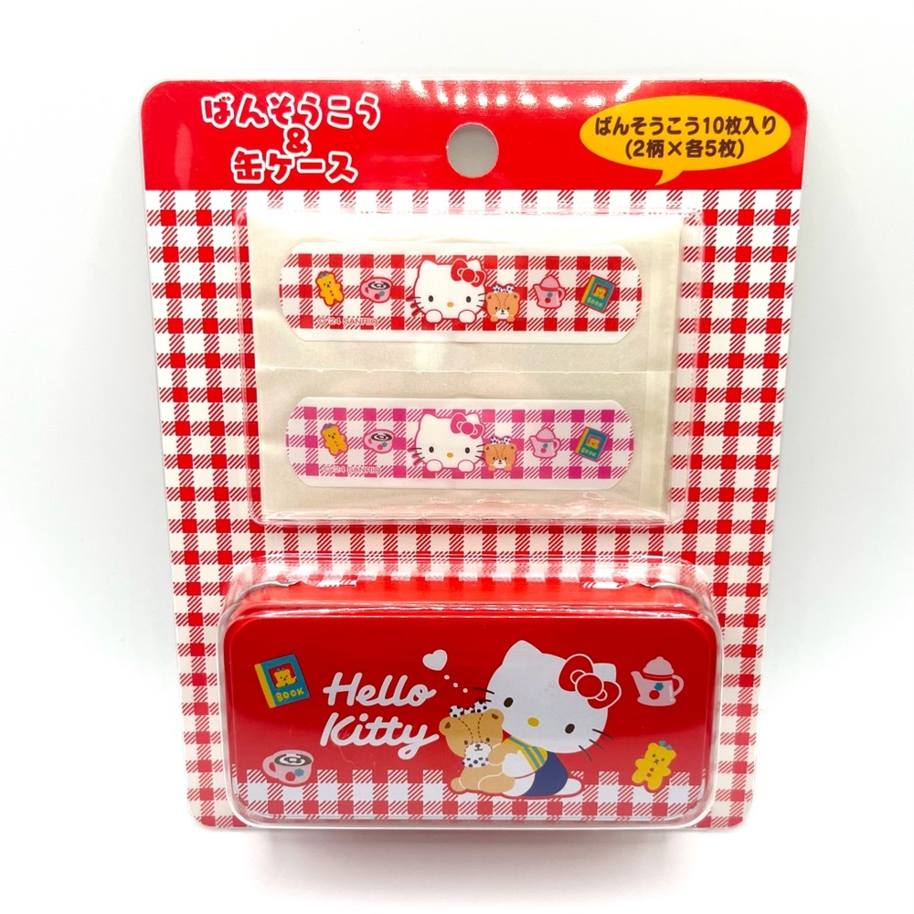 Hello Kitty Band-Aids with Retro Case